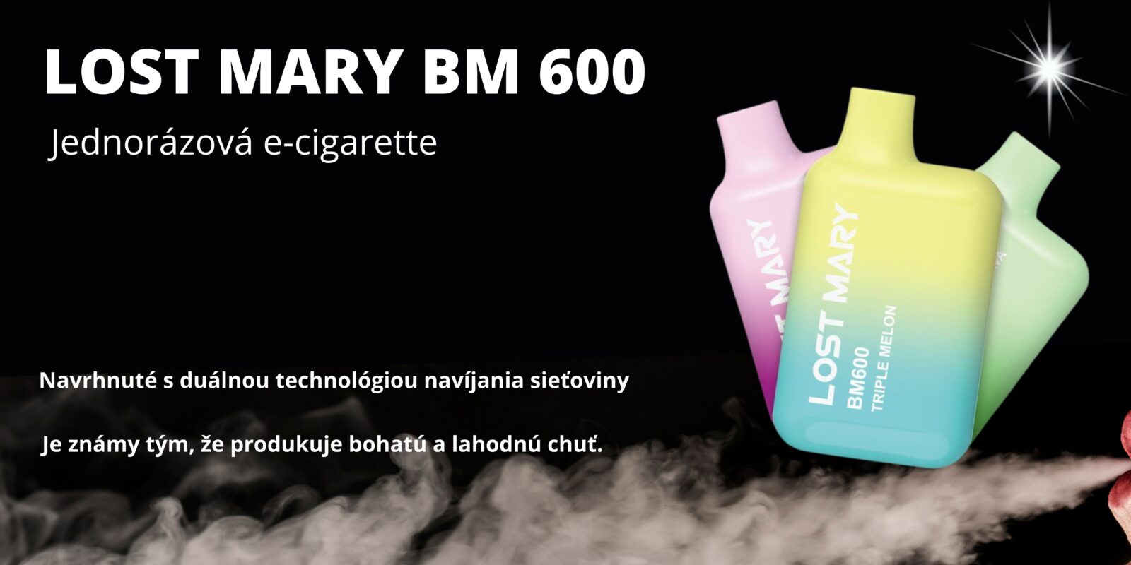 Lost Mary BM600 – Watermelon Ice (Jednorazová e-cigareta) 20MG JEDNORAZOVÉ E-CIGARETY - XMANIA Ireland 12