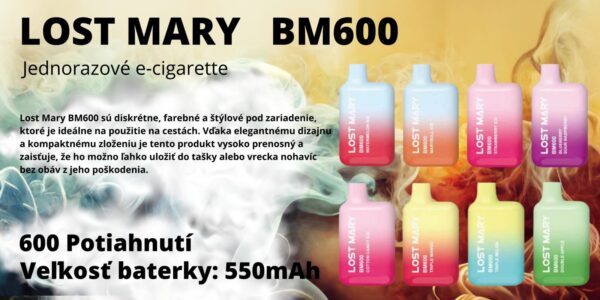 Lost Mary BM600 - jednorazové elektronické cigarety