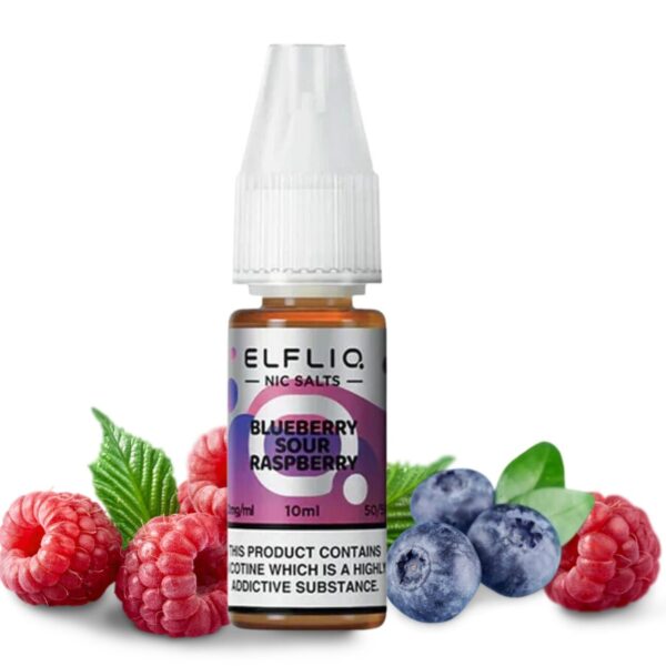 Elfliq – Blueberry Sour Raspberry (Oficiálny ElfBar Nic Salt Liquid) E-LIQUIDY - XMANIA Ireland