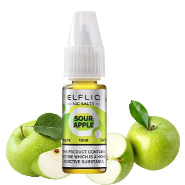 Elfliq – Sour Apple (Oficiálny ElfBar Nic Salt Liquid) E-LIQUIDY - XMANIA Ireland