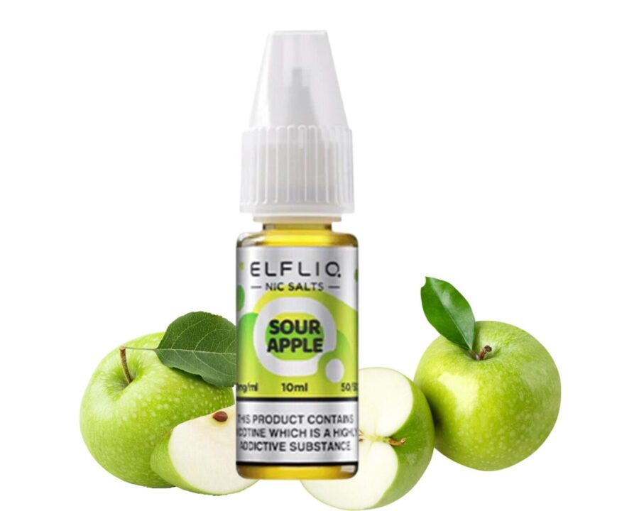 Elfliq – Sour Apple (Oficiálny ElfBar Nic Salt Liquid) E-LIQUIDY - XMANIA Ireland 3