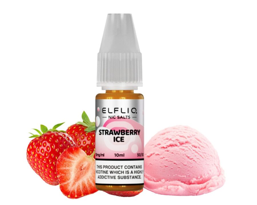 Elfliq – Strawberry Ice (Oficiálny ElfBar Nic Salt Liquid) E-LIQUIDY - XMANIA Ireland 3