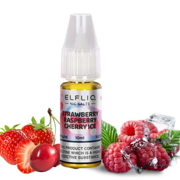 Elfliq – Strawberry Rasberry Cherry (Oficiálny ElfBar Nic Salt Liquid) E-LIQUIDY - XMANIA Ireland