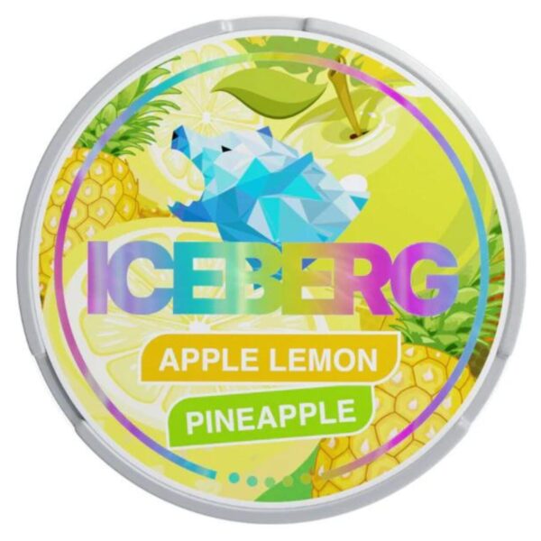 Iceberg Apple Lemon Pineapple SNUS/NIKOTÍNOVÉ VRECÚŠKA - XMANIA Ireland 10