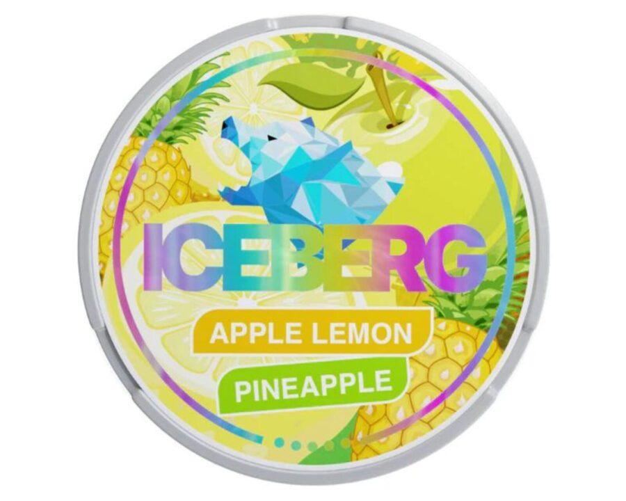 Iceberg Apple Lemon Pineapple SNUS/NIKOTÍNOVÉ VRECÚŠKA - XMANIA Ireland 3