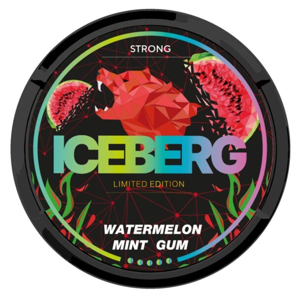 Iceberg Watermelon Mint Gum SNUS/NIKOTÍNOVÉ VRECÚŠKA - XMANIA Ireland