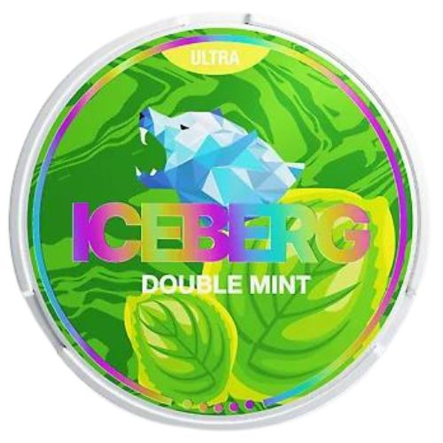 Iceberg Double Mint SNUS/NIKOTÍNOVÉ VRECÚŠKA - XMANIA Ireland